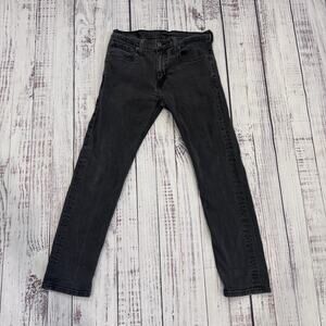 Levi’s 521 Slim Taper Jeans Men’s Tag 31x32 Gray Faded Stretch (Measures 29x27)